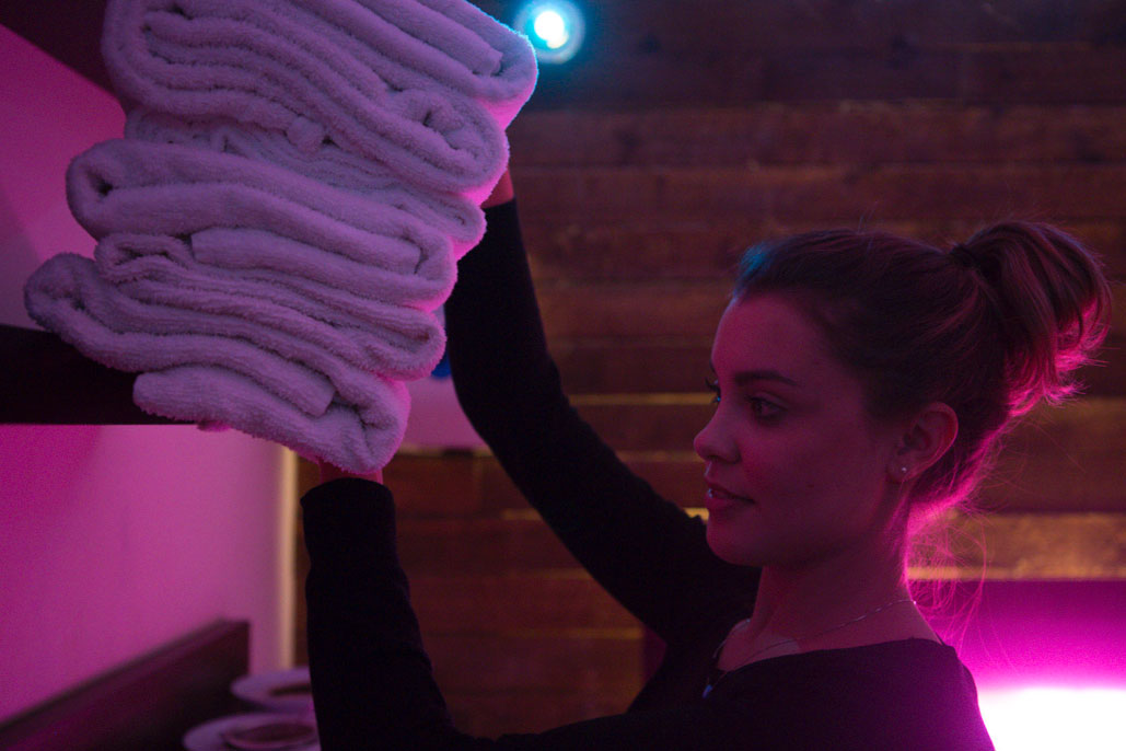 Fresh bedding at Brazilian Waxing Company